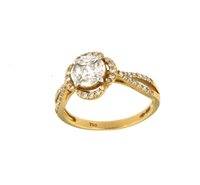 Anello Soranzo Gioielli Donna Pietre Preziose in Oro giallo Diamante 0.66 Ct AMT10429051 - AMT10429051